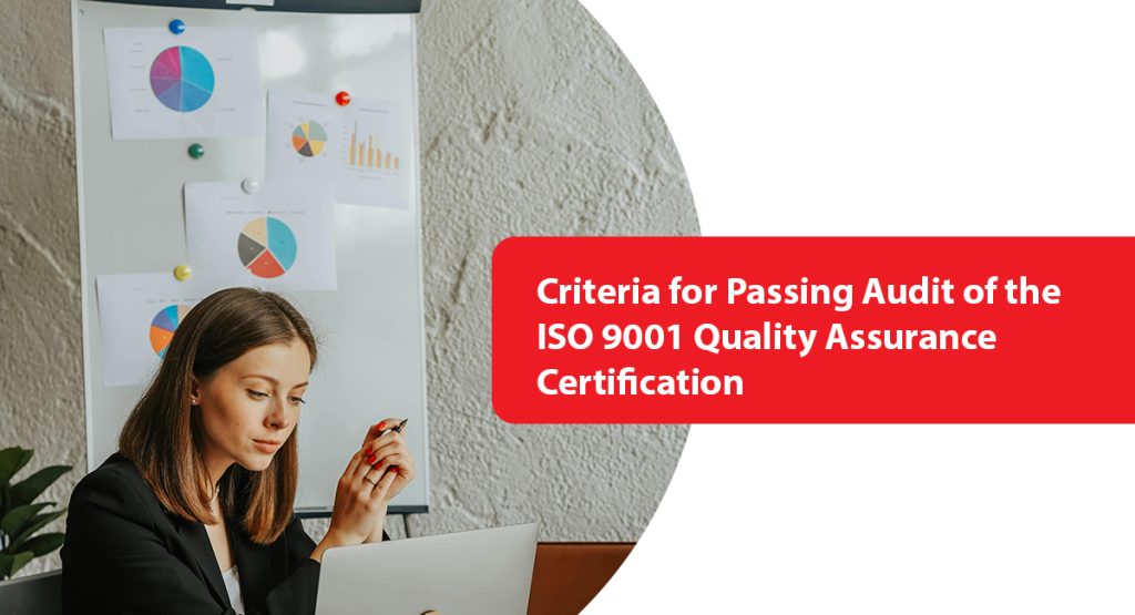 Know the Audit Criteria of Quality Assurance Certification Criteria for Passing Audit of the ISO 9001 Quality Assurance Certification