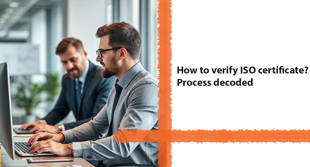 How to verify ISO certificate? Process decoded